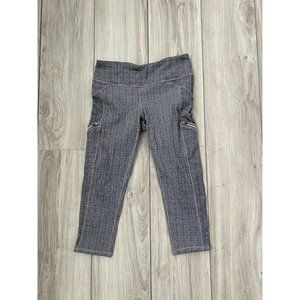 ATHLETA Salutation Stash Pocket II Capri Women's Activewear Leggings - Gray Med